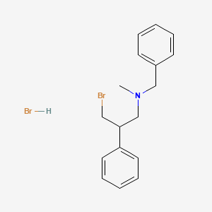 molecular formula C17H21Br2N B1653629 Benzyl(3-bromo-2-phenylpropyl)methylamine hydrobromide CAS No. 1864060-57-0