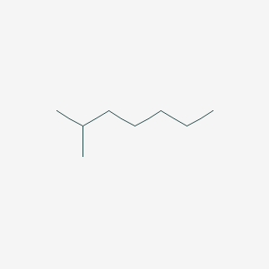 molecular formula C8H18<br>CH3CH(CH3)CH2(CH2)3CH3<br>C8H18 B165363 2-Methylheptane CAS No. 592-27-8