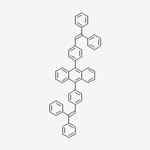molecular formula C54H38 B1653633 9,10-Bis[4-(2,2-diphenylethenyl)phenyl]anthracene CAS No. 186412-15-7