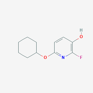 molecular formula C11H14FNO2 B1653652 6-(Cyclohexyloxy)-2-fluoropyridin-3-OL CAS No. 1881328-38-6