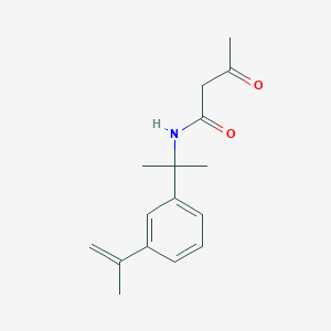 Butanamide, N-[1-methyl-1-[3-(1-methylethenyl)phenyl]ethyl]-3-oxo-