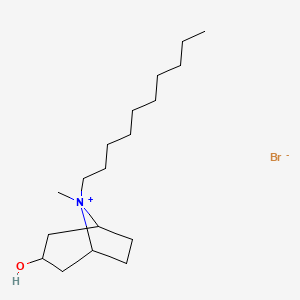 molecular formula C18H36BrNO B1653681 N-Decyltropine bromide CAS No. 189826-80-0