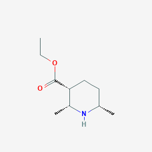 molecular formula C10H19NO2 B1653692 Ethyl (2R,3R,6S)-2,6-dimethylpiperidine-3-carboxylate CAS No. 1909287-49-5