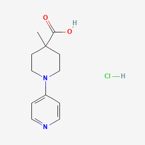 4-Methyl-1-(pyridin-4-yl)piperidine-4-carboxylic acid hydrochloride