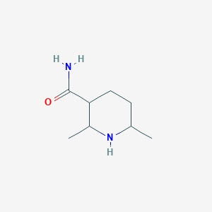 molecular formula C8H16N2O B1653717 2,6-Dimethylpiperidine-3-carboxamide CAS No. 1909335-84-7