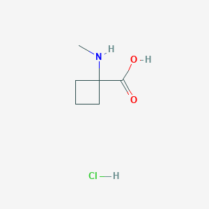 B1653719 1-(Methylamino)cyclobutane-1-carboxylic acid hydrochloride CAS No. 1909336-52-2