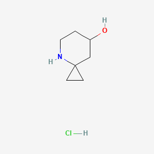 molecular formula C7H14ClNO B1653722 4-Azaspiro[2.5]octan-7-ol hydrochloride CAS No. 1909347-89-2