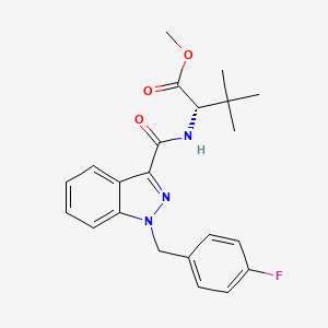 molecular formula C22H24FN3O3 B1653825 Mdmb-fubinaca CAS No. 1971007-93-8