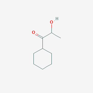 molecular formula C9H16O2 B1653833 1-cyclohexyl-2-hydroxypropan-1-one CAS No. 198057-56-6