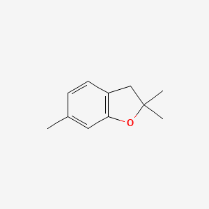 molecular formula C11H14O B1653845 Benzofuran, 2,3-dihydro-2,2,6-trimethyl- CAS No. 19956-97-9