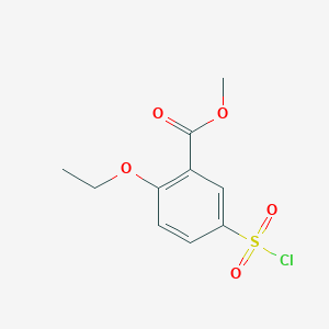 molecular formula C10H11ClO5S B1653857 Methyl 5-(chlorosulfonyl)-2-ethoxybenzoate CAS No. 200575-17-3