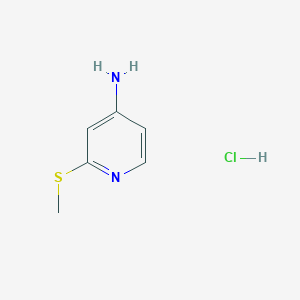 2-(Methylsulfanyl)pyridin-4-amine hydrochloride