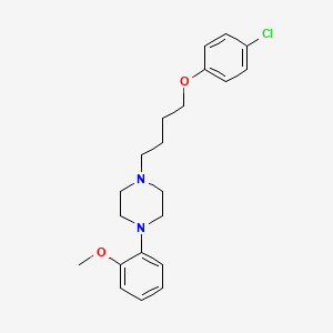 Piperazine, 1-(4-(p-chlorophenoxy)butyl)-4-(o-methoxyphenyl)-
