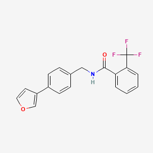 N-(4-(furan-3-yl)benzyl)-2-(trifluoromethyl)benzamide