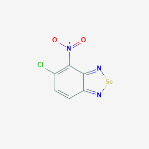 molecular formula C6H2ClN3O2Se B016539 5-Chloro-4-nitro-2,1,3-benzoselenadiazole CAS No. 20718-46-1