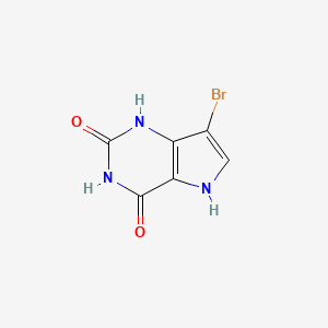 7-Bromo-1h-pyrrolo[3,2-d]pyrimidine-2,4(3h,5h)-dione