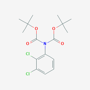 molecular formula C16H21Cl2NO4 B1653931 tert-Butyl N-[(tert-butoxy)carbonyl]-N-(2,3-dichlorophenyl)carbamate CAS No. 2055119-25-8