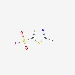 molecular formula C4H4FNO2S2 B1653943 2-Methyl-1,3-thiazole-5-sulfonyl fluoride CAS No. 2059944-95-3