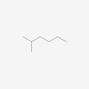 molecular formula C7H16<br>CH3CH(CH3)(CH2)3CH3<br>C7H16 B165397 2-Methylhexane CAS No. 591-76-4