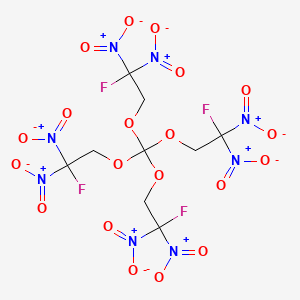 molecular formula C9H8F4N8O20 B1653972 Tetrakis(2-fluoro-2,2-dinitroethyl) orthocarbonate CAS No. 20786-75-8