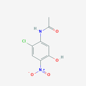 molecular formula C8H7ClN2O4 B1653998 N-(2-Chloro-5-hydroxy-4-nitrophenyl)acetamide CAS No. 2092000-50-3