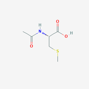 molecular formula C6H11NO3S B016540 N-Acetyl-S-methyl-L-cysteine CAS No. 16637-59-5