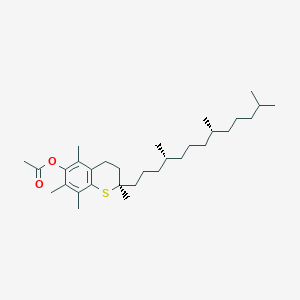 molecular formula C31H52O2S B165404 1-Thio-alpha-tocopherol CAS No. 133869-30-4