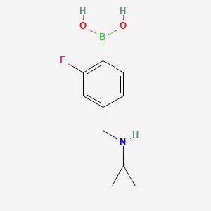[4-[(Cyclopropylamino)methyl]-2-fluorophenyl]boronic acid