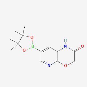 (2-Oxo-2,3-dihydro-1H-pyrido[2,3-b][1,4]oxazin-7-yl)boronic acid pinacol ester
