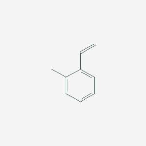 molecular formula CH3C6H4CH=CH2<br>C9H10<br>C9H10 B165405 2-Methylstyrene CAS No. 611-15-4