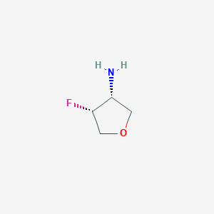 cis-4-Fluorooxolan-3-amine