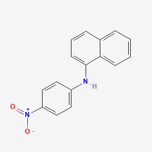 molecular formula C16H12N2O2 B1654086 N-(4-nitrophenyl)naphthalen-1-amine CAS No. 20983-63-5