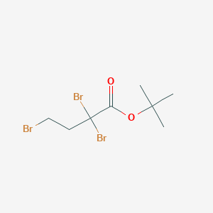 molecular formula C8H13Br3O2 B1654096 Tert-butyl 2,2,4-tribromobutanoate CAS No. 2102412-61-1