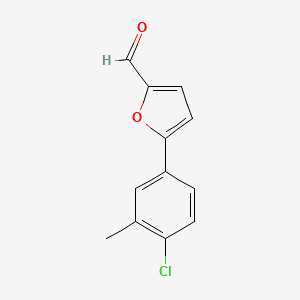 5-(4-Chloro-3-methylphenyl)furan-2-carbaldehyde