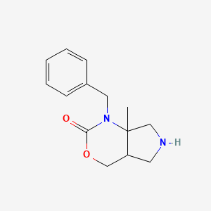 1-Benzyl-7a-methylhexahydropyrrolo[3,4-d][1,3]oxazin-2(1H)-one