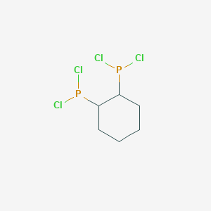 molecular formula C6H10Cl4P2 B1654117 Dichloro-(2-dichlorophosphanylcyclohexyl)phosphane CAS No. 21050-17-9