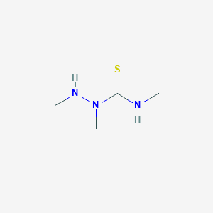 molecular formula C4H11N3S B1654121 1,2,4-Trimethylthiosemicarbazide CAS No. 21076-59-5