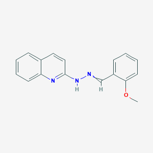 N-[(2-methoxyphenyl)methylideneamino]quinolin-2-amine