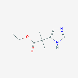 ethyl 2-methyl-2-(1H-imidazol-4-yl)propanoate