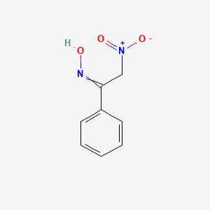 molecular formula C8H8N2O3 B1654167 2-Nitro-1-phenylethan-1-one oxime CAS No. 21205-24-3