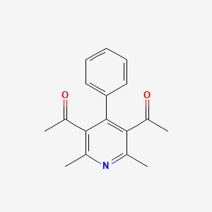 Ethanone, 1,1'-(2,6-dimethyl-4-phenyl-3,5-pyridinediyl)bis-