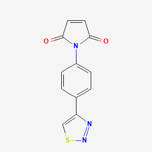 1H-Pyrrole-2,5-dione, 1-[4-(1,2,3-thiadiazol-4-yl)phenyl]-
