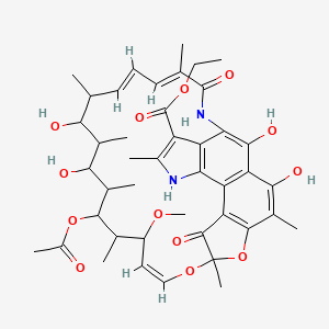 molecular formula C43H54N2O13 B1654172 D-lysine,N6-[(9H-fluren-9-ylmethoxy)carbonyl]hexanoic acid CAS No. 21240-39-1