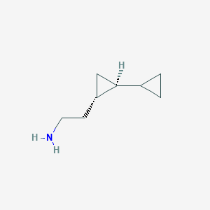 2-[(1S,2S)-2-Cyclopropylcyclopropyl]ethanamine