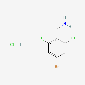 (4-Bromo-2,6-dichlorophenyl)methanamine hydrochloride