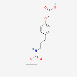 2-[4-[3-(Boc-amino)propyl]phenoxy]acetic acid
