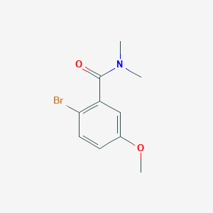 molecular formula C10H12BrNO2 B1654196 Benzamide, 2-bromo-5-methoxy-N,N-dimethyl- CAS No. 212908-12-8
