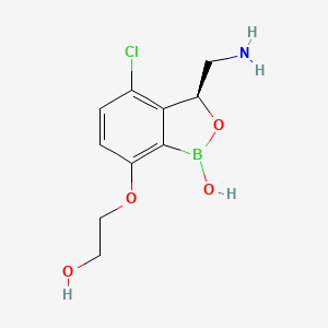 molecular formula C10H13BClNO4 B1654198 Ganfeborole CAS No. 2131798-12-2