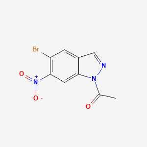1-Acetyl-5-bromo-6-nitroindazole