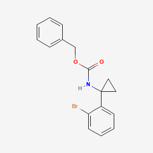 Benzyl N-[1-(2-bromophenyl)cyclopropyl]carbamate